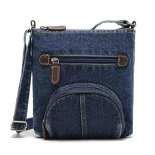 2016 Nouveaux Jeans Femmes Messenger Sacs Dames Mini Petit Sac à Bandoulière Cartables Filles Bandoulière D’été Fronde Cru Sac