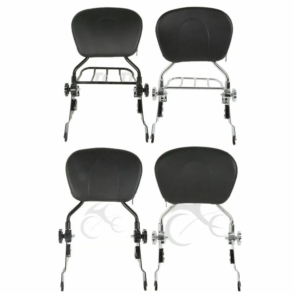 

Motorcycle Backrest Sissy Bar Luggage Rack For Harley Touring Road King Road Glide Electra Glide 2009-2020