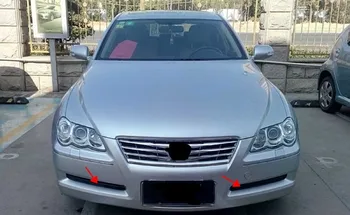 

Black Plastics Front Grille Around Trim Racing Grills Trim For TOYOTA MARK X REIZ 2006-2009 2PCS