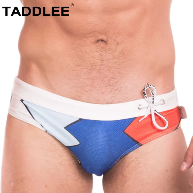 Special Offers Taddlee Brand Men's Swimsuit Sexy Swimwear Boxer Briefs Bikini Gay Penis Pouch Low Rise Swimming Surf Board Trunks Shorts New