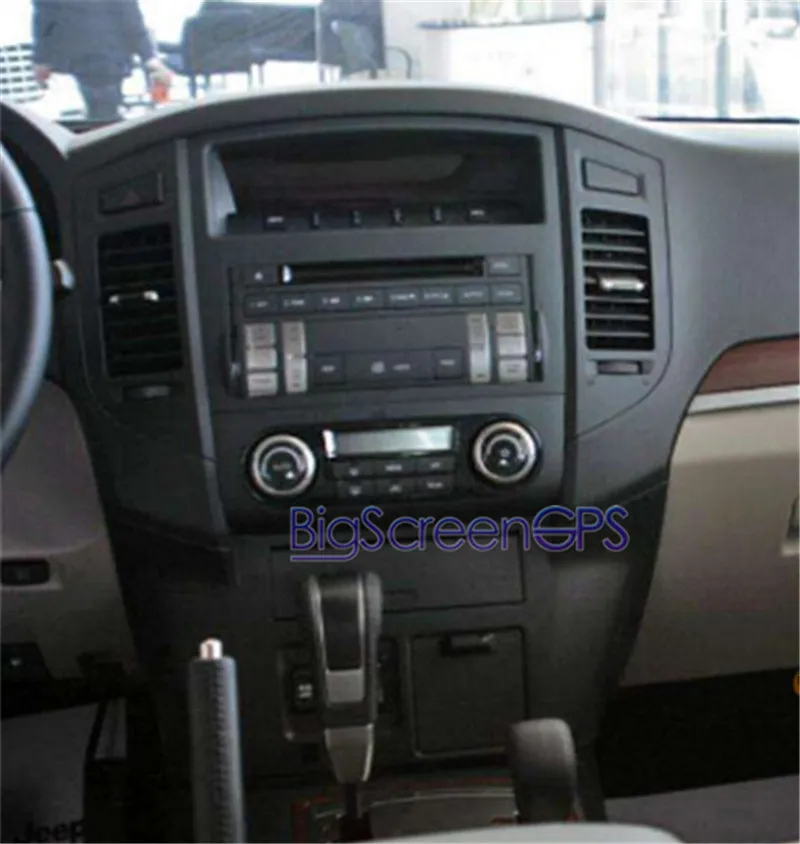 Discount 10.4 Inch Tesla style Android 7.1 Car Radio GPS Navi For Mitsubishi Pajero V97 V93 Shogun Montero 2006+ Unit Stereo Satnav 64GB 1