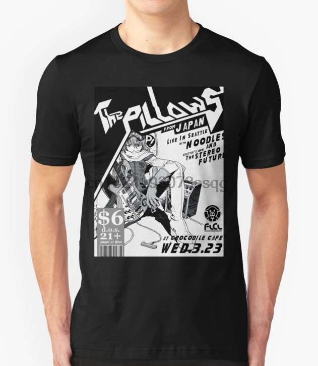 

Printed Men T Shirt Cotton O Neck Tshirts Flcl The Pillows Live(1) Short Sleeve Women T Shirt