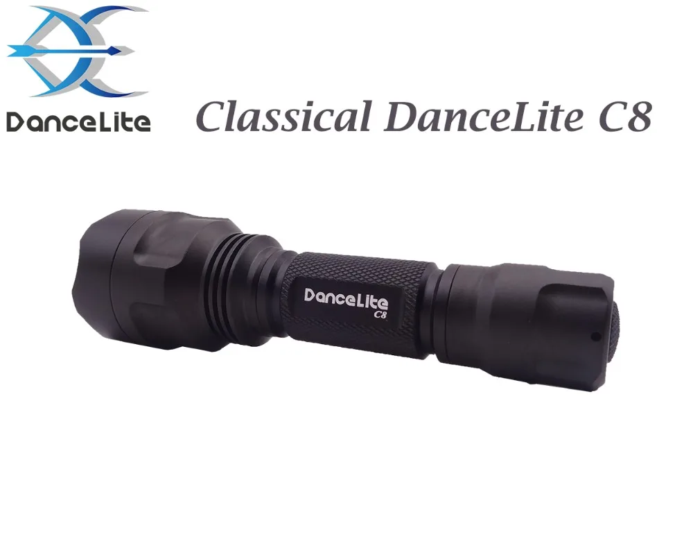 DanceLite C8 фонарик, светильник SST-40-W светодиодный, 1800 люменов, медная пластина, плата драйвера AMC7135