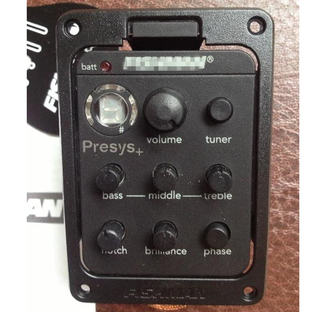 10pcs/lot OEM New Acoustic Guitar Pickups Parts PRESYS+ Onboard Guitarra Preamp/EQ WithTuner LED Accessories | Спорт и развлечения