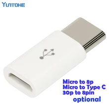 Micro usb Женский до 30 8-контактный микро-usb к usb 3,1 Тип C адаптер переходника разъема для MacBook oneplus 2 xiaomi nokia N1