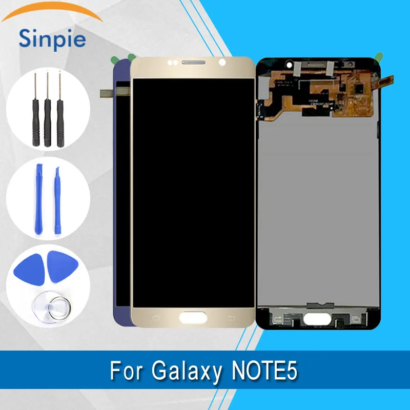 

for Samsung NOTE5 LCD Display Touch Screen Digitizer Replacement 100% Original Super Amoled 5.7inch