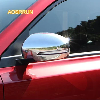 

AOSRRUN ABS plate mirrors the rear view mirror shield Covers Car accessories For Suzuki vitara 2016 2017 car styling
