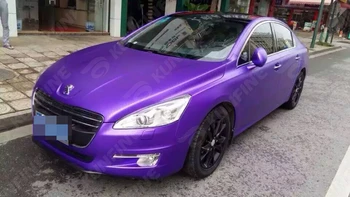 

Car Styling Wrap Matt Ice Purple Car Vinyl film Body Sticker Car Wrap With Air Free Bubble For Vehiche 1.52*20 M / Roll