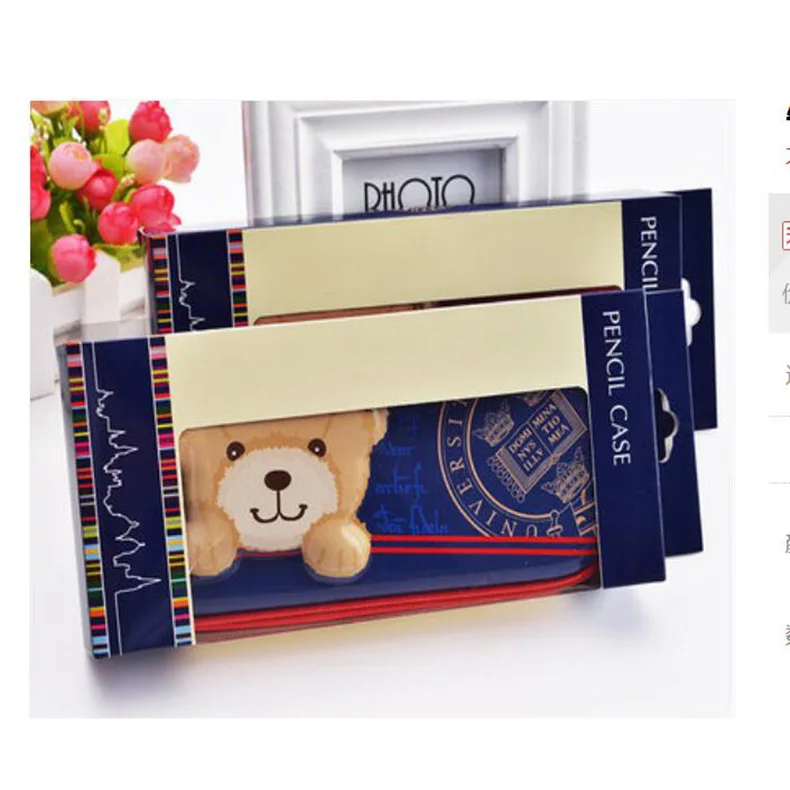 

Free shipping Multilayer pupils use pencil case over the age of 6 large capacity of pencil bags papelaria school /U007