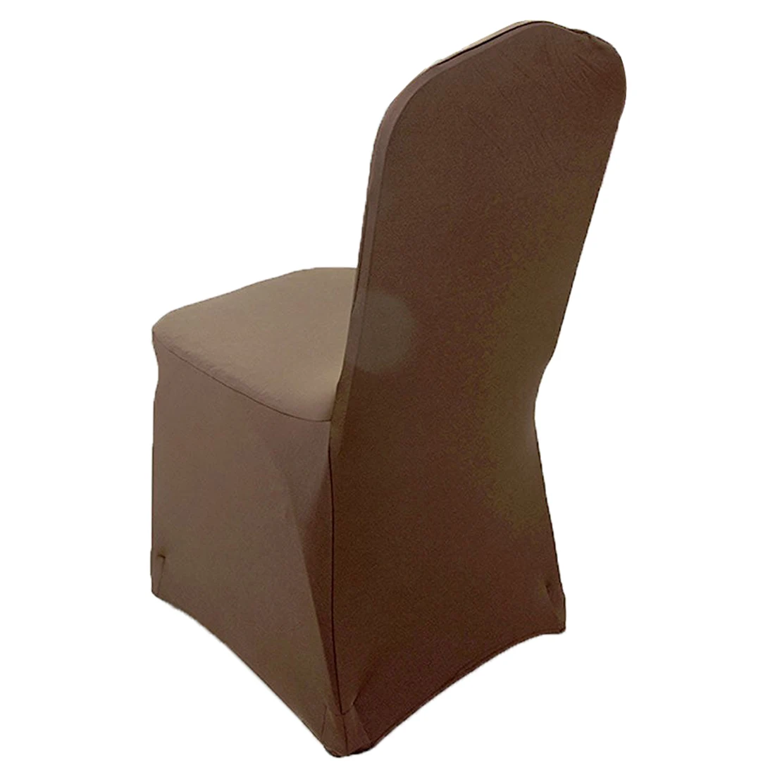Light coffee GCZW-2 шт., элегантные эластичные чехлы на стулья без бретелей, двухэластичные чехлы на стулья из эластана для банкетного зала - Цвет: Light coffee