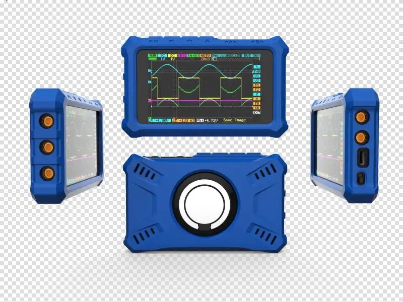 Новое поступление SC213 защитный резиновый чехол для DS213 DSO213 DS203 DSO230 осциллограф - Цвет: Blue Case