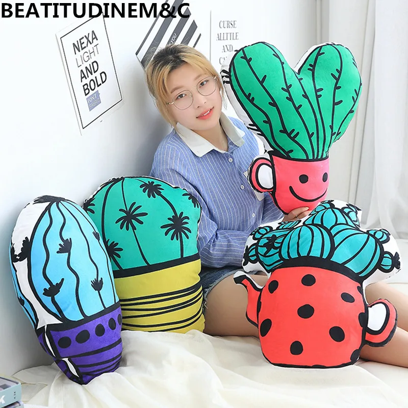 

Ins Creative Summer Style Cactus Pillow Cushion, Cactus Plush Toys, Home Decor
