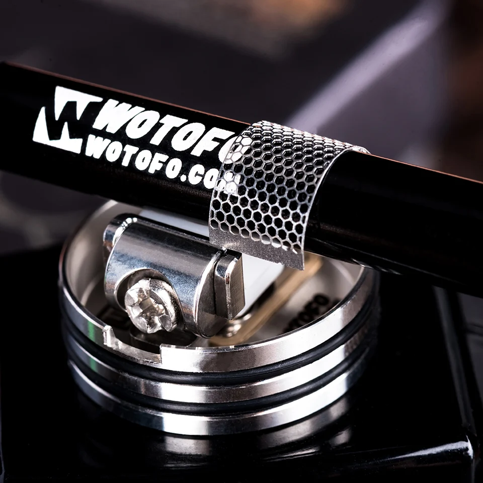 Original Wotofo Profile RDA 24mm rebuildable dripping atomizer with Mesh Style Coil regularsquonk pin juice taster RDA  (9)