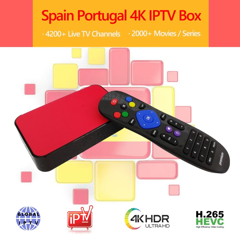 

ipremium TVONLINE Pro Spain Portugal Europe Global 4K Ultra HD IPTV Streaming Box Android Box with Mickkyhop Stalker GooglePlay