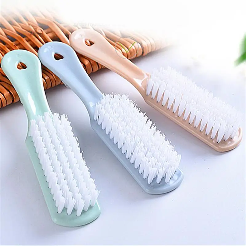 Pure Color Plastic Household Shoes Cleaning Brush Clothes Cleaning