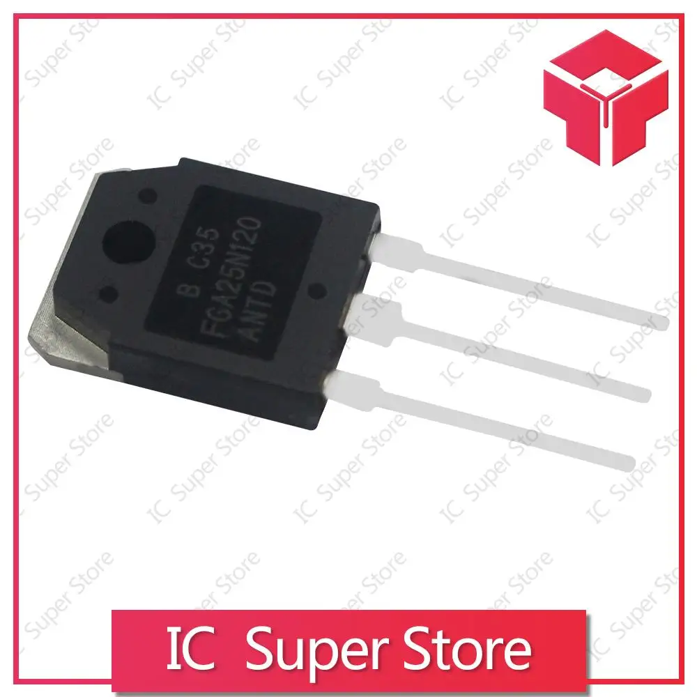 

5PCS/LOT FGA25N120ANTD FGA25N120 25N120 1200V 25A NPT IGBT TO-3P