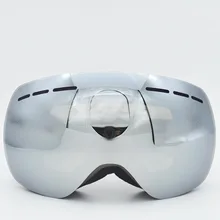 Бренд лыжные очки двойной линзы выполненные UV400 Анти-туман взрослых сноуборд Лыжный Спорт Очки Для женщин Для мужчин снег очки