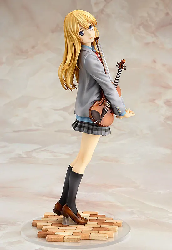Аниме ваша лежа в апреле Miyazono Kaori 1/7 Масштаб Окрашенные ПВХ фигурка Коллекционная