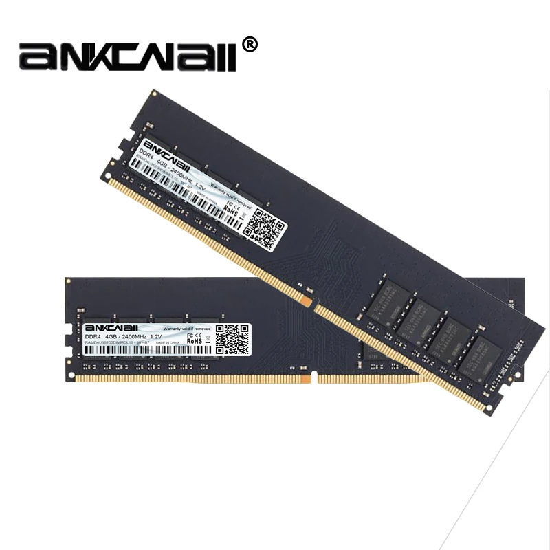 

New ANKONALL ddr4 8GB （2PcsX4GB) 2133MHz 2400 MHz 2666 Mhz desktop memory, highly compatible with Intel and AMD systems