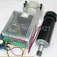 DIY ER11 высокая скорость DC 500 Вт гравировальный станок шпинделя принимать кронштейн 52 мм Mach3 ручное управление скоростью