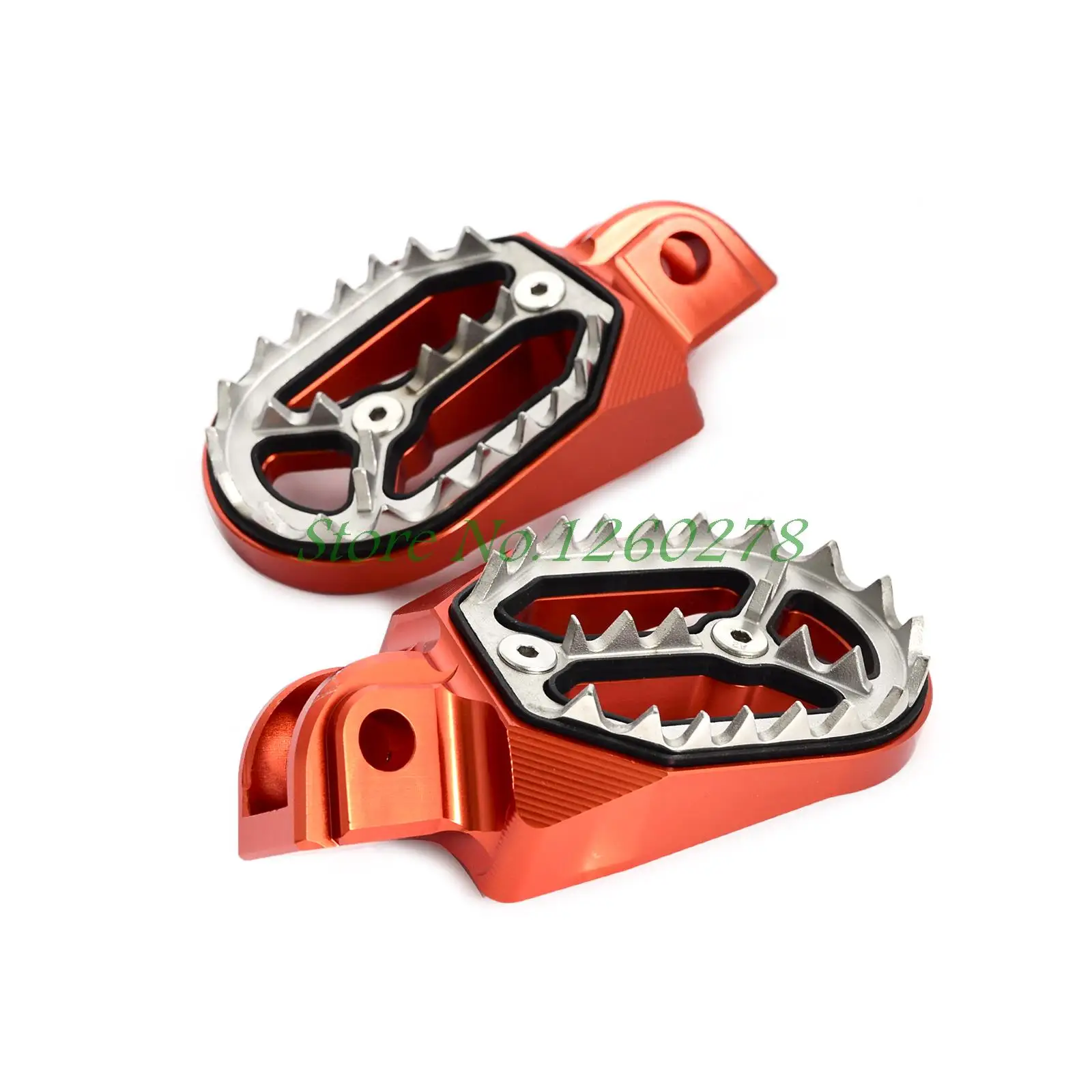 Billet MX Foot Pegs Rests Pedals For KTM EXC SX SXF XC XCF EXC MX SIX