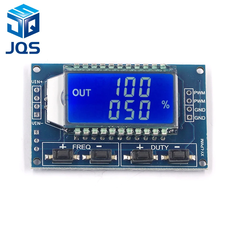 

Signal Generator PWM Pulse Frequency Duty Cycle Adjustable Module LCD Display 1Hz-150Khz 3.3V-30V PWM Board Module