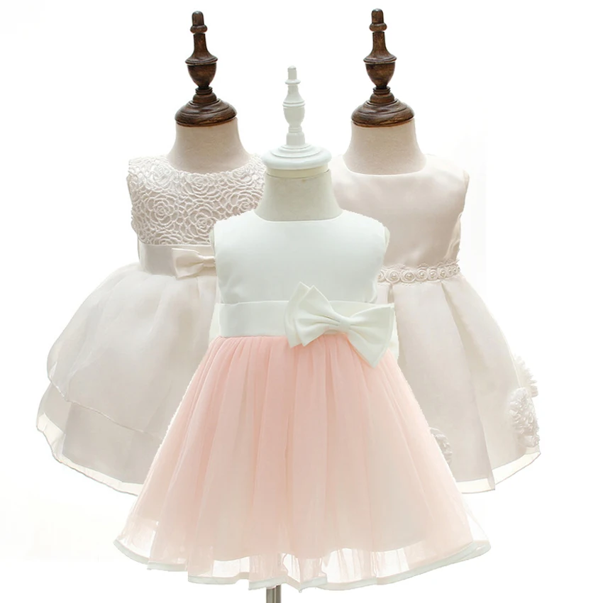 

Newborn Baby Princess 1 Years Birthday Toddler Girl Baptism Dress Christams Costumes Vestido Kids Christening Gown Wear Dresses