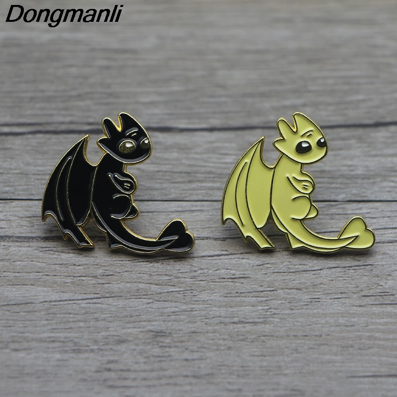 

L3385 How to Train Your Dragon Metal Enamel Pin for Backpack/Bag/Jeans Clothes Badge Lapel Pin Brooch Jewelry 1pcs