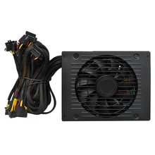 1800W Switching Power Supply 90% High Efficiency for Ethereum S9 S7 L3 Rig mining machine 180-260V the main board graphics card