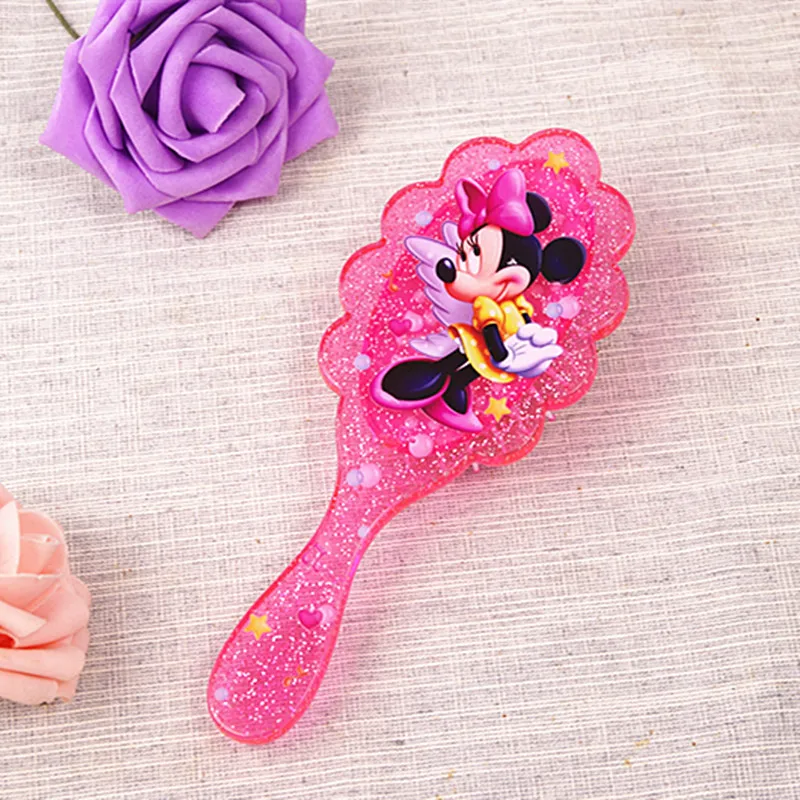 Расческа для волос Disney Minnie Mouse детская мягкая Антистатическая щетка расческа