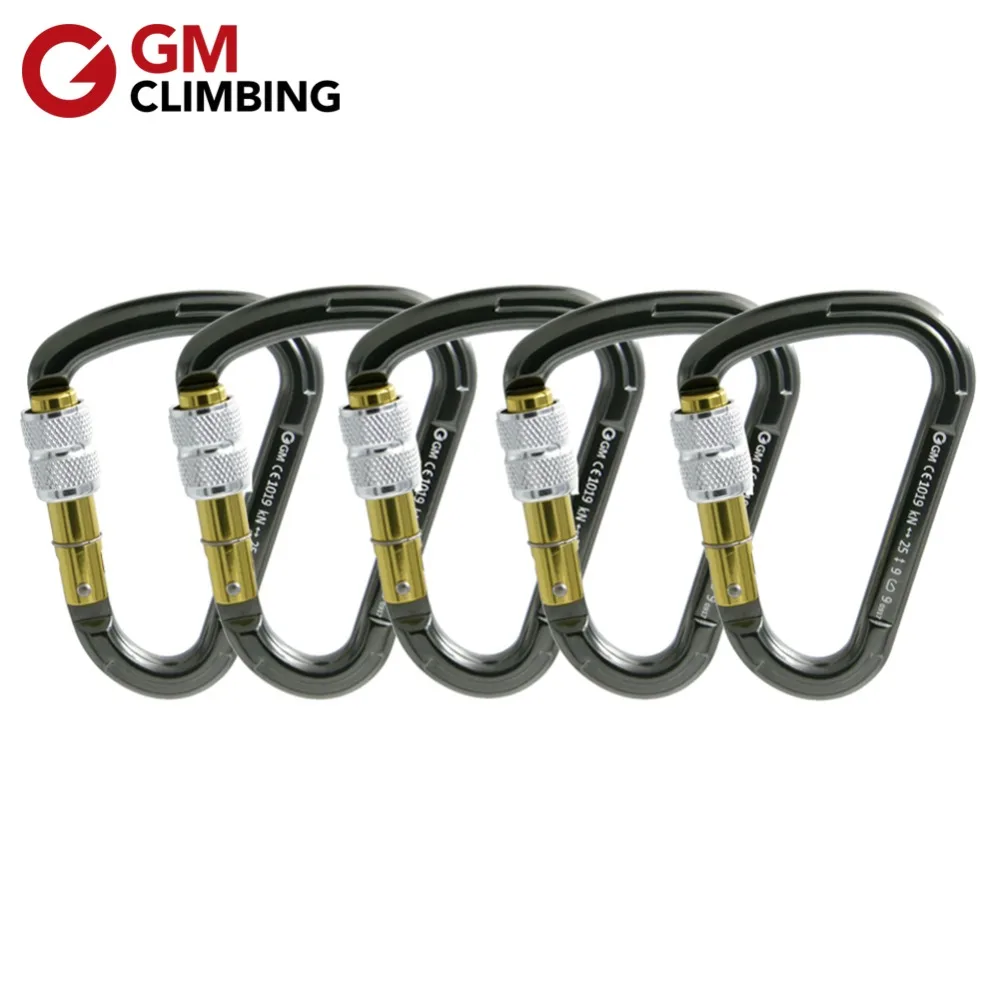 25kN винтовой замок для альпинизма|carabiner climbing|carabiner for climbingcarabiner 25kn |