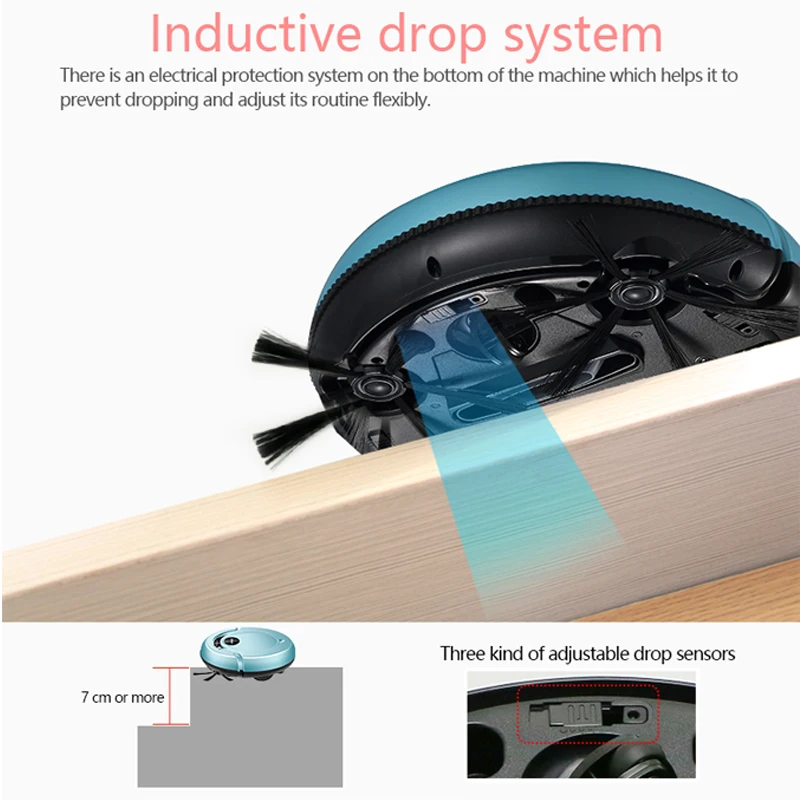Isweep Vacuum Cleaner Robot for Home 1000PA Dry and Wet Mopping Smart Sweeper S320