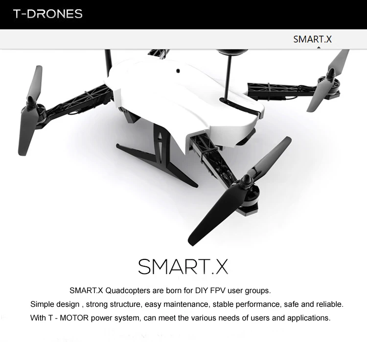 

Free Shipping T DRONES SMART.X Series Quodacopter DIY combo