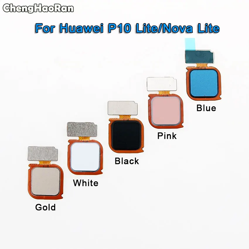 ChengHaoRan для Huawei P10 Lite/ Nova Lite сканер отпечатков пальцев кнопка домой гибкий кабель