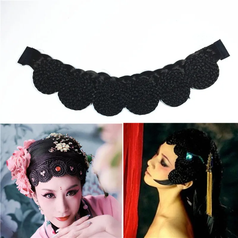 ヘアアクセサリー 髪型 髪型 黒いオペラ ダンス 古代中国王朝のヘアアクセサリーを備えた中国のコスプレドラマ Aliexpress ノベルティ 特殊用途