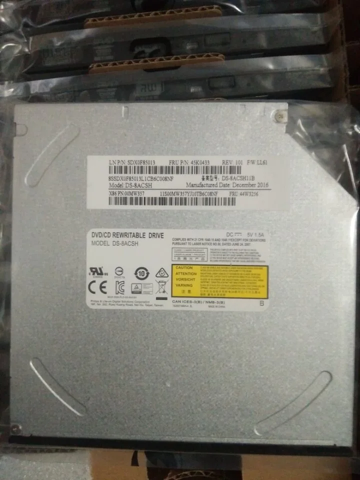 Ноутбук встроенный DVD Запись CD привод модель: DS-8ACSH для всех брендов ноутбуков
