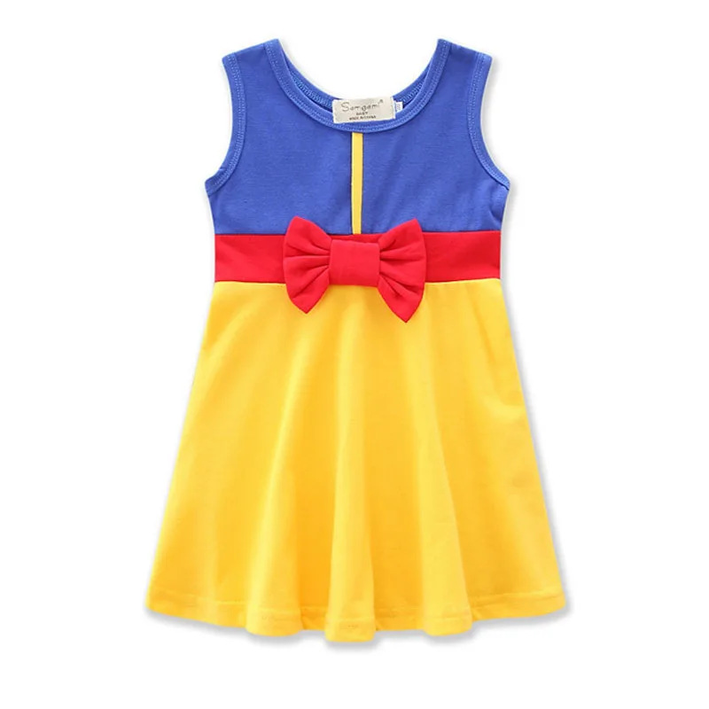 Summer bow sleeveless dress (3)