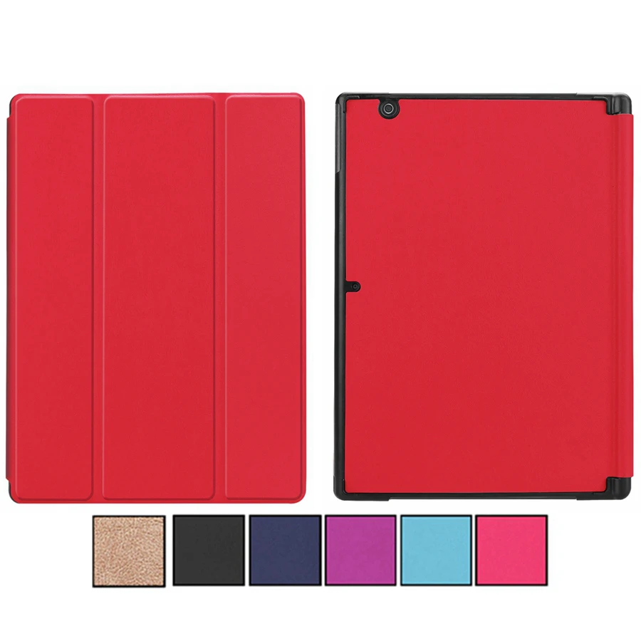 

Misolocat for Fujitsu Arrows Tab F-02K Case Tablet Slim Funda Flip Cover 3 Fold Stand Leather Business Capa Coque