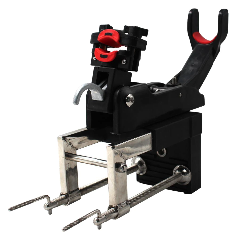 Fishing Support Rod Holder Bracket Kayaking Yacht Fishing Tackle Tool 360 Degrees Rotatable Rod Holder For Boat/Sea/Raft Fishing