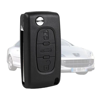 

AUTO Coque CLE for telecommande Peugeot 407 & 407 SW pliable 3 boutons