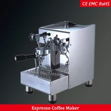 Профессиональная Коммерческая эспрессо кофе машина полуавтомат электрическая Кофеварка машина из нержавеющей стали Одиночная группа
