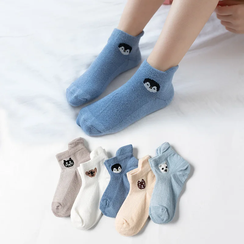 5 Pairs/Lot Cotton Kids Children Socks Summer Cartoon Mesh Thin Breathable Low Tube Boat Sock for Baby Boys Girls Free Shipping 5 Pairs/Lot Cotton Kids Children Socks Summer Cartoon Mesh Thin Breathable Low Tube Boat Sock for Baby Boys Girls Free Shipping