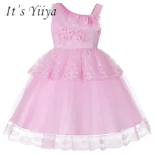 It's YiiYa/Платья с цветочным узором для девочек; 6 цветов; пышные платья для девочек без рукавов с круглым вырезом и длиной до пола; Vestidos De Noches Para Ninas; 730