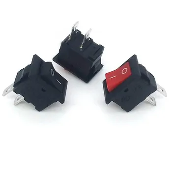 

50pcs 7KA-0001 rocker switch boat rocker switches 2 pins 2 positions on-off button 9.9*14.9*8.3mm copper wholesale