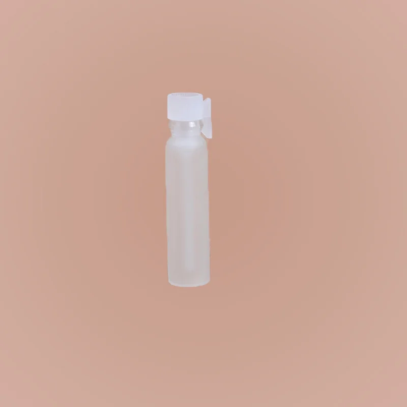 MUB-1 мл(100 шт./лот) Мини-стеклянные флаконы пустые лабораторные бутылки Frostesd эфирные масла бутылки Духи жидкое масло аромат - Цвет: Frosted bottle white