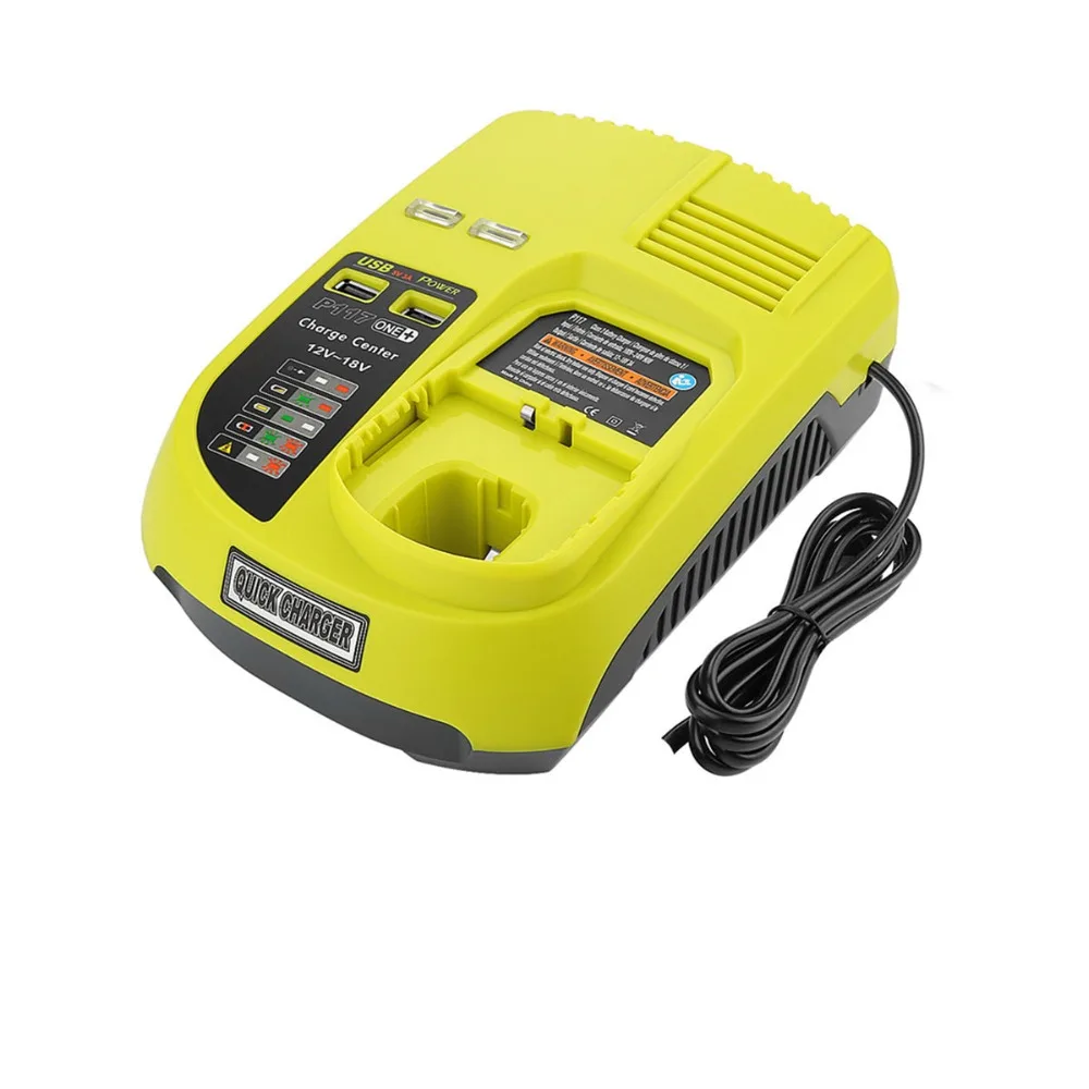 P117 зарядное устройство для RYOBI 12-18 в Ni-CD Ni-MH Li-Ion P107 P108 для Ryobi one+ высокое качество