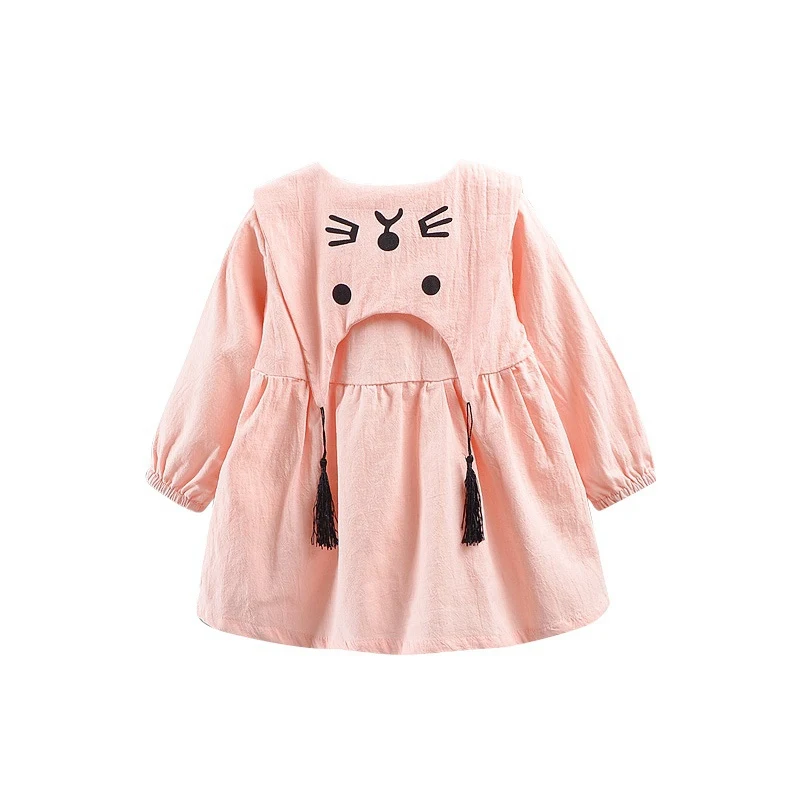 Baby Girls Dresses 2018 Autumn Long-sleeved Embroidery Dress Girls baby...