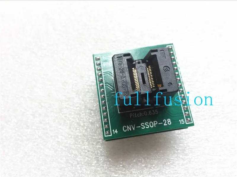 SSOP28 DIP адаптер программирования OTS 28 0.635 02 SSOP28P 0 635 мм Шаг Enplas IC тестовая розетка