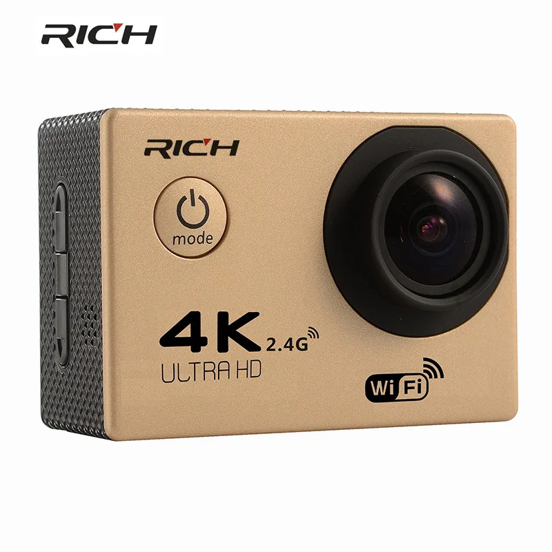 F60 F60R Ультра HD Экшн камера 4K 30Fps 16MP Wifi 1080P 60fps Водонепроницаемая шлем Велосипедная