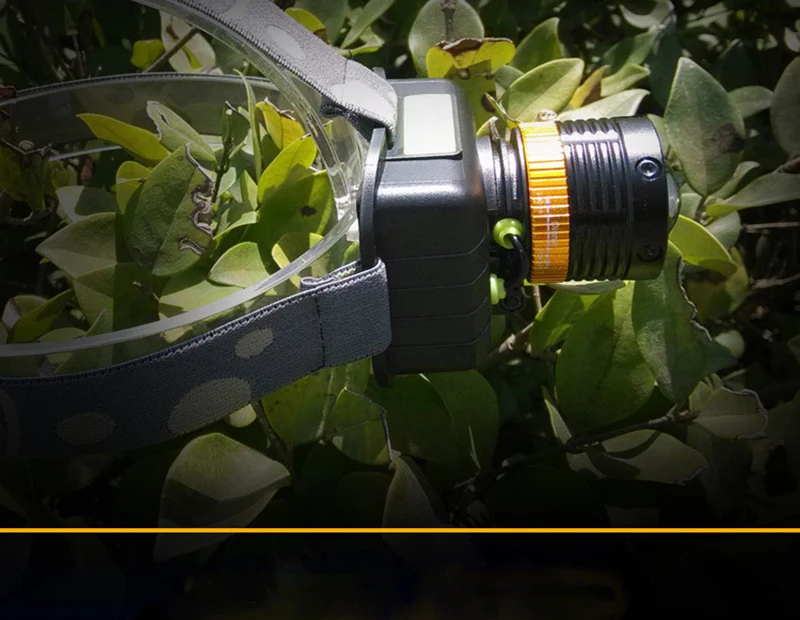 AIMIHUO LED Headlight Powerful USB Rechargeable Head Flashlight Fishing Head Lamp Built-in 18650 Battery Zoomable LED Headlamp  (9)